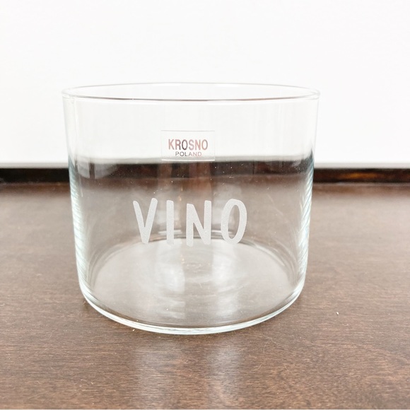 Crate&Barrel Dining Krosno Poland Vino Wine Glass Crate Barrel